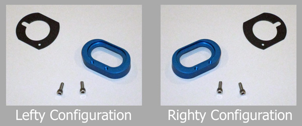 Orientation for Left/Right Handed Use