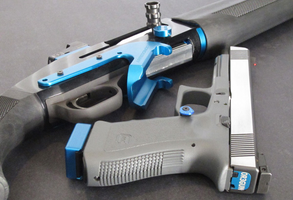 OR3GUN Glock Competition Magazine Release Installed